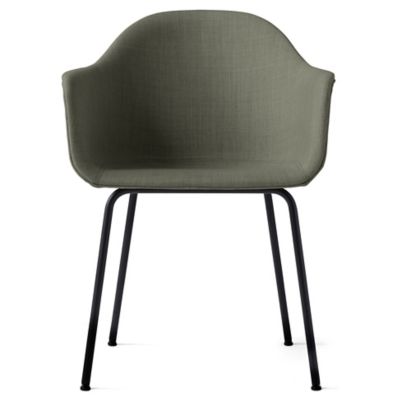 Audo Copenhagen Harbour Side Chair, Steel Base - Color: Black - 9341002-00C