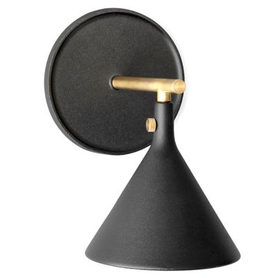 Audo Copenhagen Cast LED Wall Sconce - Color: Black - Size: 1 light - 12515