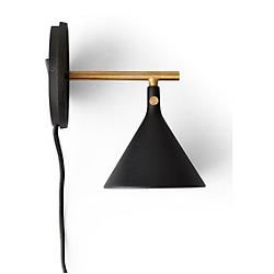 Cast Plug-In Wall Sconce
