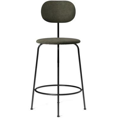 Audo Copenhagen Afteroom Plus Upholstered Bar / Counter Stool - Color: Brow