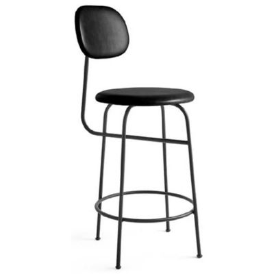 Audo Copenhagen Afteroom Plus Upholstered Bar / Counter Stool - Color: Brow