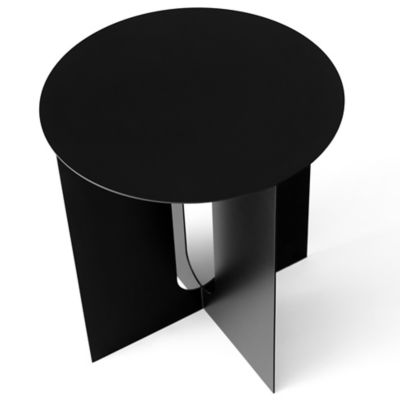 Audo Copenhagen Androgyne Side Table, Metal Base in Black