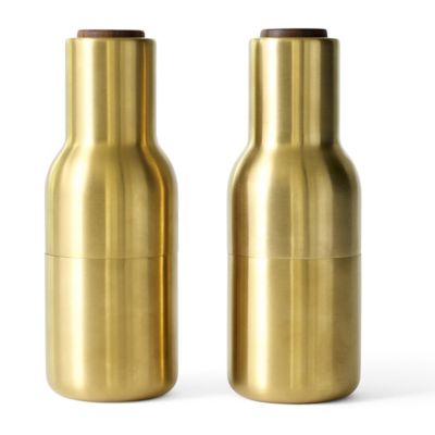 Audo Copenhagen Bottle Grinders, Brass - Set of 2 SKU:MEN1937186 sku MEN1937186