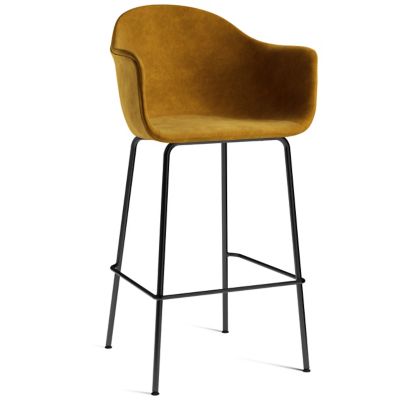 Audo Copenhagen Harbour Upholstered Bar/Counter Stool in Beige