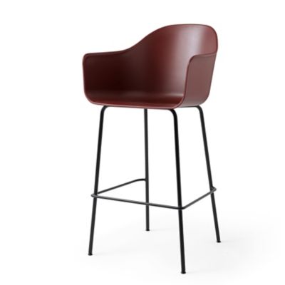 Audo Copenhagen Harbour Bar / Counter Stool in Red