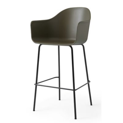 Audo Copenhagen Harbour Bar / Counter Stool - Color: Green - 9345100-0004ZZ