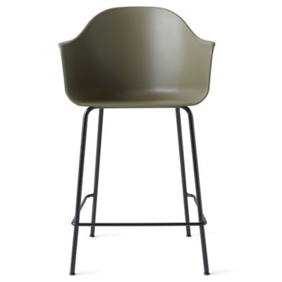 Audo Copenhagen Harbour Bar / Counter Stool - Color: Green - 9343100-0004ZZ