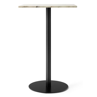 Audo Copenhagen Harbour Column Rectangular Table - Color: Black - Size: Bar