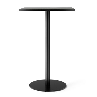 Audo Copenhagen Harbour Column Rectangular Table in Black, Size: Bar