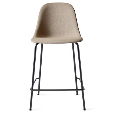 Audo Copenhagen Harbour Armless Bar/Counter Stool, Upholstered - Color: Bro