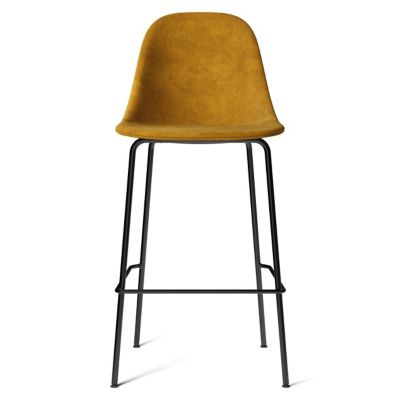 Audo Copenhagen Harbour Armless Bar/Counter Stool, Upholstered - Color: Bro