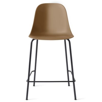 Audo Copenhagen Harbour Armless Barstool in Brown SKU:MEN1939532 sku MEN1939532