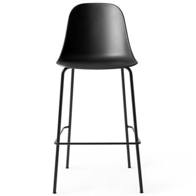 MEN1939527 Audo Copenhagen Harbour Armless Barstool in Black sku MEN1939527