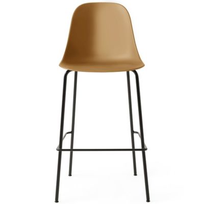 Audo Copenhagen Harbour Armless Barstool in Brown