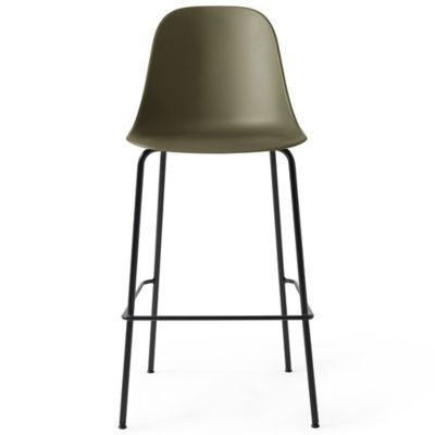 Audo Copenhagen Harbour Armless Barstool in Green