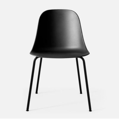 Audo Copenhagen Harbour Side Chair, Steel Base - Color: Black - 9394939-000