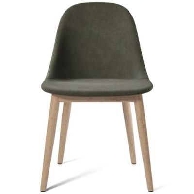 Audo Copenhagen Harbour Side Chair, Wood Base, Upholstered - Color: Brown -