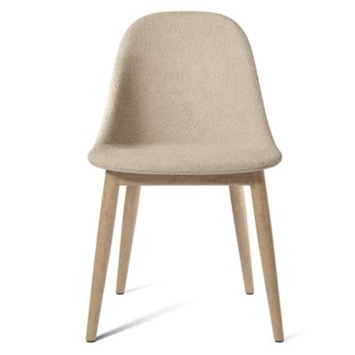 Audo Copenhagen Harbour Side Chair, Wood Base, Upholstered - Color: Beige -