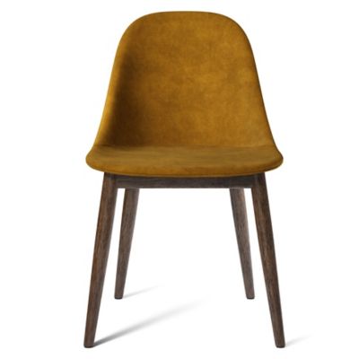 Audo Copenhagen Harbour Side Chair, Wood Base, Upholstered - Color: Brown -