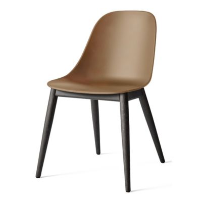 Audo Copenhagen Harbour Side Chair, Wood Base in Brown