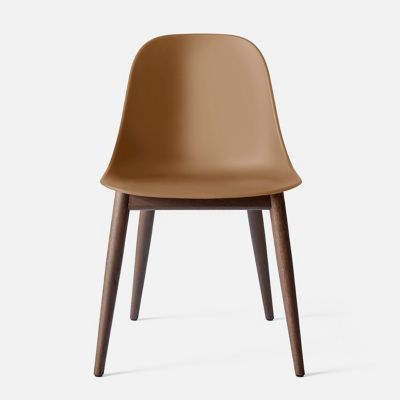 Audo Copenhagen Harbour Side Chair, Wood Base in Brown