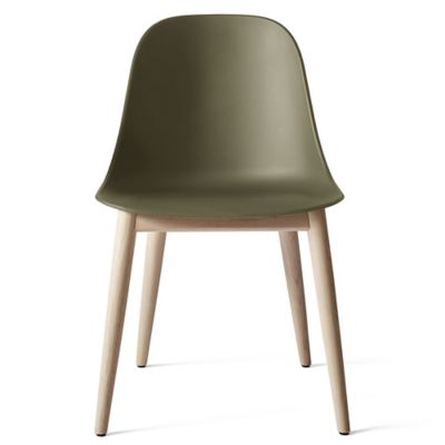 Audo Copenhagen Harbour Side Chair, Wood Base - Color: Green - 9394839-0204