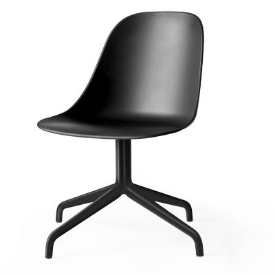 Audo Copenhagen Harbour Side Chair Swivel Base - Color: Black - 9396939-000