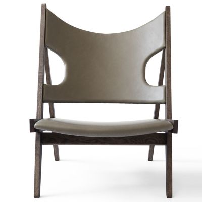 Audo Copenhagen Knitting Lounge Chair - Color: Grey - 9680004-020600ZZ