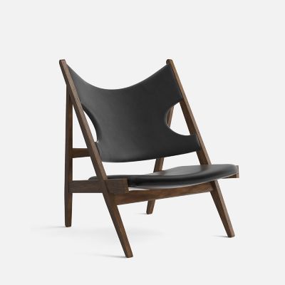 Audo Copenhagen Knitting Lounge Chair in Black