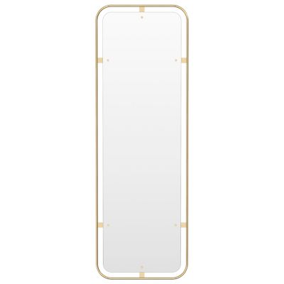 Audo Copenhagen Nimbus Rectangular Mirror in Brass