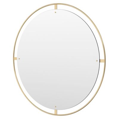 Audo Copenhagen Nimbus Round Mirror - Color: Brass - Size: 43 - 8031839