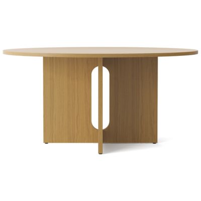 MEN2130916 Audo Copenhagen Androgyne Round Dining Table in Be sku MEN2130916