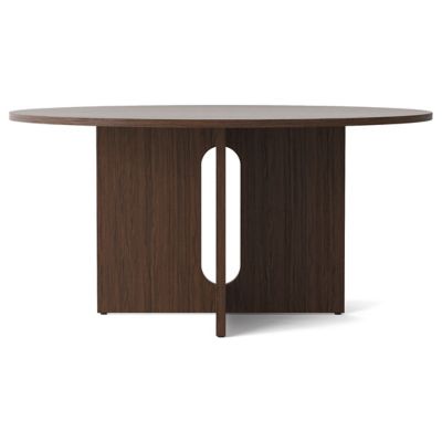 Audo Copenhagen Androgyne Round Dining Table - Color: Brown - Size: 59 -