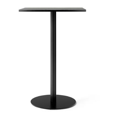 Audo Copenhagen Harbour Column Bar Table, Rectangular Top in Black