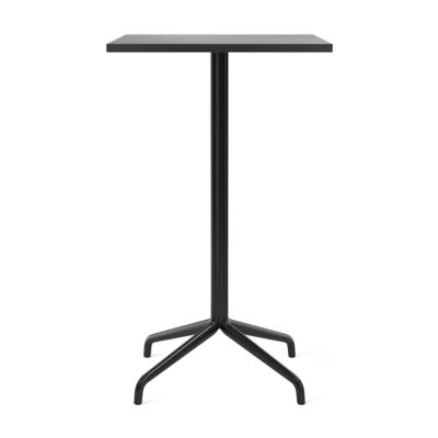 Audo Copenhagen Harbour Column Rectangular Bar/Counter Table in Black