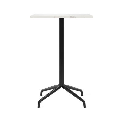 Audo Copenhagen Harbour Column Rectangular Bar/Counter Table - Color: White