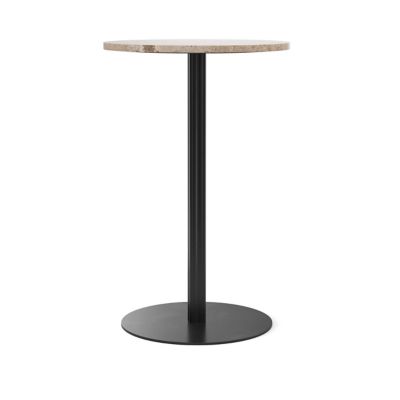 Audo Copenhagen Harbour Column Round Bar/Counter Table - Color: Natural - 