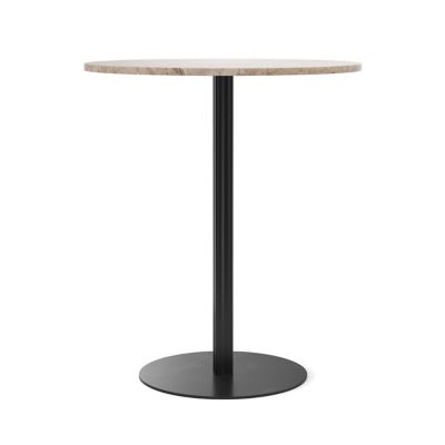 Audo Copenhagen Harbour Column Round Bar/Counter Table in Beige, Size: 32