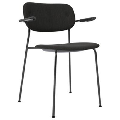 Audo Copenhagen Co Armchair, Upholstered - Color: Black - 1115001-00H009ZZ