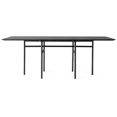 Audo Copenhagen Snaregade Rectangular Dining Table in Black