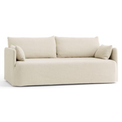 Audo Copenhagen Offset Loose 2 Seater Sofa Cover - Color: Cream - 9853141