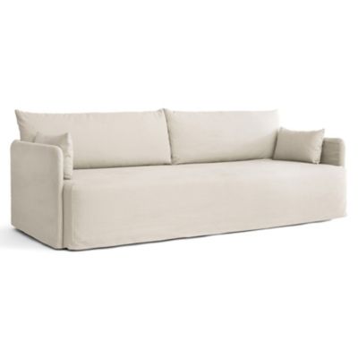 Audo Copenhagen Offset Loose 3 Seater Sofa Cover - Color: Cream - 9854141