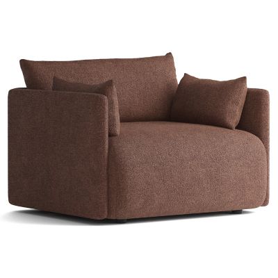 Audo Copenhagen Offset Sofa - Color: Red - Size: 1-Seater - 9849020-000100Z