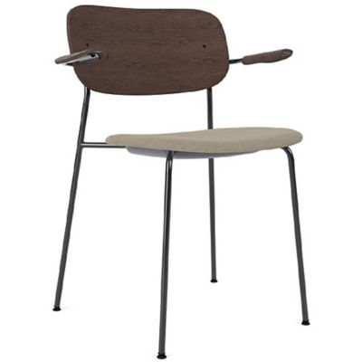 Audo Copenhagen Co Upholstered Seat Dining Armchair - Color: Brown - 116500