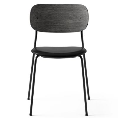 Audo Copenhagen Co Side Chair, Partially Upholstered - Color: Beige - 71145