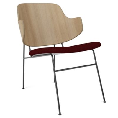 Audo Copenhagen The Penguin Lounge Chair, Upholstered Seat - Color: Beige -