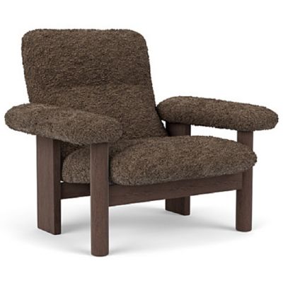 AUD2511223 Audo Copenhagen Brasilia Lounge Chair - Color: Bro sku AUD2511223