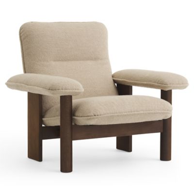 AUD2511224 Audo Copenhagen Brasilia Lounge Chair in Beige sku AUD2511224