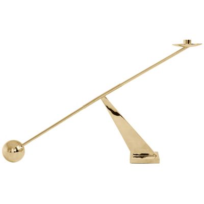 Audo Copenhagen Interconnect Candle Holder - Color: Brass - 71033-001061