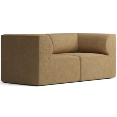 Audo Copenhagen Eave 2-Seater Sofa Combination in Brown, Size: Small